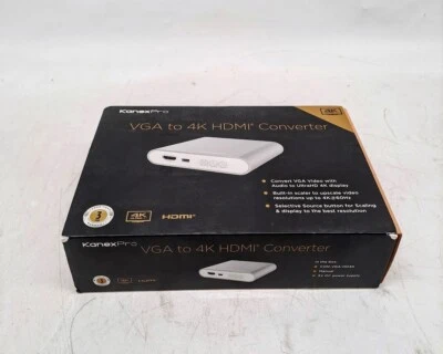 KanexPro VGA to 4K HDMI Converter Analog Computer Video signals CON-VGA-HD4K