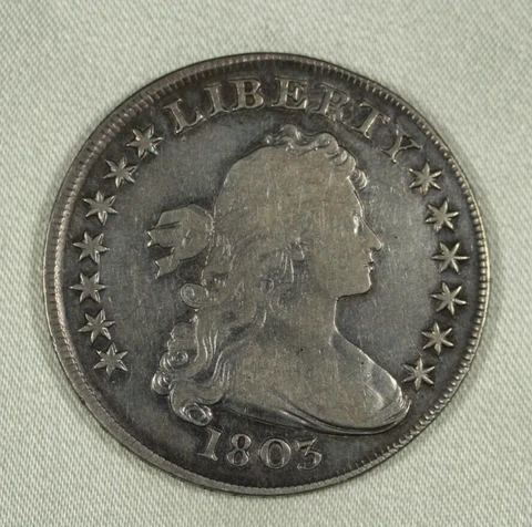 1803 1 Dollar. Fine 15 Cover