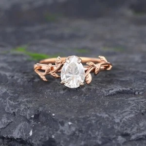 Moissanite Hidden Halo Engagement Ring Pear Cut Shape 925 Sterling Silver Band - Picture 1 of 3
