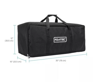 Fovitec 30x12x10 Fotografía Estudio Iluminación Equipo Bolsa Nylon Doble Cremalleras - Imagen 1 de 5