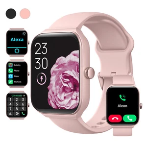 Smart Watch for Women Alexa Built-in, 1.95" Fitness Tracker with 100 Sport Modes - Picture 1 of 50