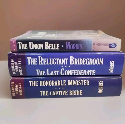 Gilbert Morris House of Winslow Series Lot of 3 Books Hardcover (5 Stories) - Image 1 of 4