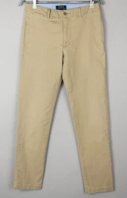 Pantalón chino POLO RALPH LAUREN para mujer ajustado elástico talla 16 (W28 L28) Foto 1 de 4