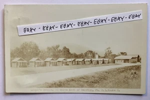 EARLY GALETON PA. LLOYD’S CABINS GAS + US ROUTE 4 RARE RPPC REAL PHOTO POSTCARD - Picture 1 of 2