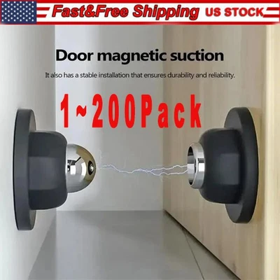 Tope de puerta magnético tope de puerta anticolisión puerta S Z4Y6 C7X2 Foto 1 de 4