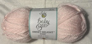 Hilo de pompa Baby Bee Sweet Delight PINK-A-BOO 340yds nuevo - Imagen 1 de 3
