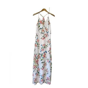NWT Lush Floral Halter Maxi Romantic Whimsy Dress Size Medium - Picture 1 of 8