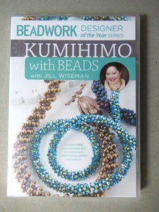 Beadwork Designer of Year Series~Kumihimo with Beads~Jill Wiseman~ New DVD - Foto 1 di 2