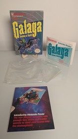Galaga Demons of Death Nintendo NES- Box, Manual, Insert, Bag, Styrofoam-NO GAME