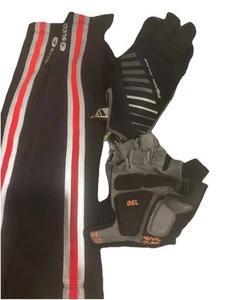 PEARL IZUMI Cycling Gloves size Medium M half finger gel mens OR womens bike red - Picture 1 of 1
