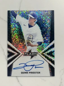 2019 Leaf Flash Blue #BA-QP1 Quinn Priester Auto /50 Pittsburgh Pirates - Picture 1 of 2