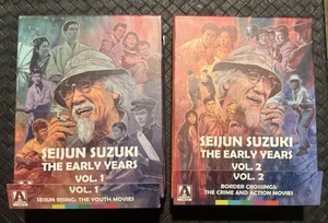 SEIJUN SUZUKI EARLY YEARS VOL 1-2 Blu-Ray + DVD Set ARROW Limited Edition OOP - Picture 1 of 4