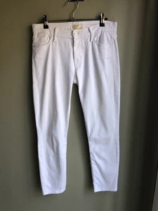 Mother Jeans The Looker Crop Glas Slipper weiß Größe: 27 - Bild 1 von 13