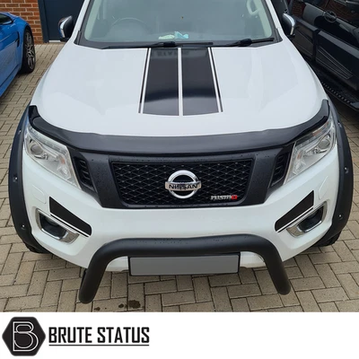 BRUTE STATUS Per Nissan Navara NP300 2015+ Bull Bar (Nudge Bar) Nero Opaco