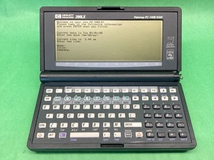 HP 200LX 4MB Palmtop PC 4.8" Pantalla Monocromática QWERTY PDA Portátil Compacto - Imagen 1 de 12