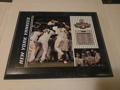 Placa dos campeões da World Series 2009 New York Yankees - Imagem 1 de 4