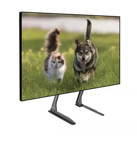 NEU Tischplatte TV Ständer Basis Universal Halterung für 13 - 72 Zoll Flachbildfernseher - Bild 1 von 7