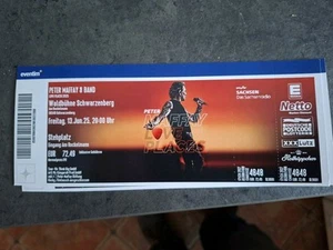 Peter Maffay SCHWARZENBERG (13.06.25) - FRONT OF STAGE STEHPLATZ TICKETS KARTEN - Bild 1 von 1