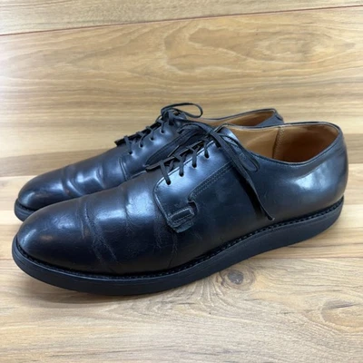 RED WING UFCW Union Made USA Mens 14 AA Black Leather Oxford Shoes - Image 1 of 4