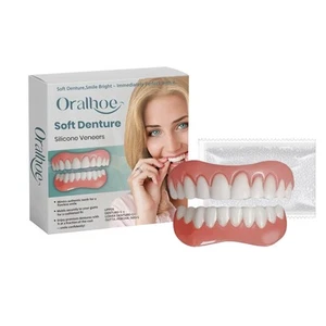 Soft Silicone Denture Soft Veneers Denture Reline Kit for Women Men - Picture 1 of 5