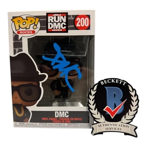 Autografo firmato DMC Darryl McDaniels Funko Pop 200 Beckett BAS RUN DMC - Foto 1 di 2