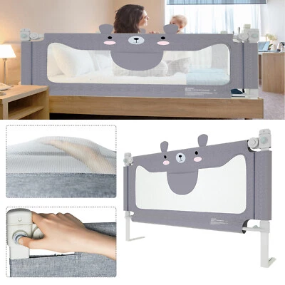 LARS360 Bettschutzgitter Kinderbettgitter Rausfallschutz Kinderbett Bettgitter 150cm DHL