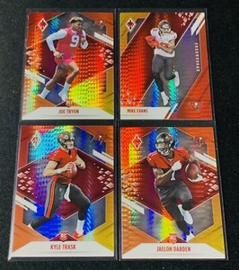 Tampa Bay Buccaneers Team 2021 Phoenix Fire Burst Exclusive Team Set 4 card lot!