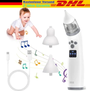 Elektrischer Nasensekretsauger Baby Nasensauger Nasen Aspirator Reiniger m/Musik - Imagen 1 de 9