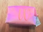 M&S PINK & ORANGE FABRIC W INITIAL MAKE UP BAG WITH TAGS