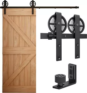 1,2-4M Schiebetürsystem Schiebetürbeschlag Set Mit Bodenführungsrolle Türführung - Bild 1 von 20