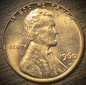 1960 P Large Date Lincoln Memorial Cent, RD - Bild 1 von 2