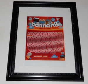 Large Framed Bonnaroo 2013 Poster All Bands Listed McCartney, Wilco 24" by 20" - Picture 1 of 1