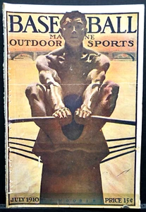 July 1910 Issue Baseball Magazine - Joe Tinker, Bill Sweeney Studio Portraits - Picture 1 of 24
