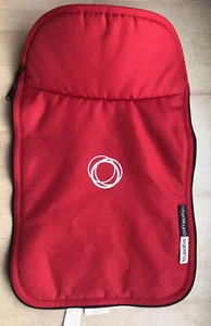 BUGABOO CAMALEON 1 2 3 CARROZZINA GREMBIULE DA TRASPORTO COPERTURA SU MISURA TESSUTO TELA ROSSA - Foto 1 di 4