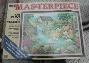 1995 VTG Craft House Masterpiece Paint By Number Peaceful Haven #13203 NOS - Picture 1 of 3