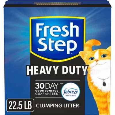 Fresh Step Heavy Duty 30-Day Clumping Scented Odor Control Cat Litter - 22.5lbs
