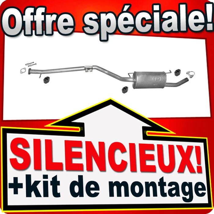 Silencieux Intermédiaire pour FORD TRANSIT CONNECT 1.8i 16V aussi LPG/CNG - Photo 1/1