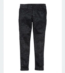 Pink Hearts Katherine Metallic Leopard Print Skinny Jean Big Girls Size 10. NWT - Picture 1 of 8