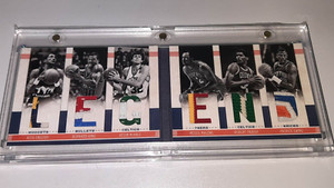 2011-12 Preferred patch /10 King McHale Malone English Patrick Ewing Parish
