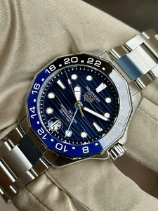 TAG Heuer Aquaracer Pro 300 GMT Sunray Dial 42 mm Watch WBP5114.BA0013 2025 - Picture 1 of 7