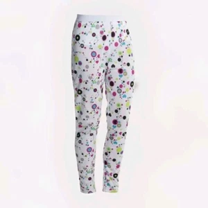 Hot Chillys Youth Pepper Skins Print Bottom, Dots & Hearts-White, X-Small - Picture 1 of 2