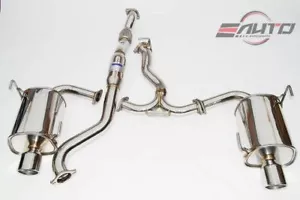 INVIDIA Q300 Dual Stainless Tip Catback Exhaust for *SJ* Forester XT 2.0XT 14-18 - Picture 1 of 4