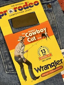 Wrangler Jeans Cowboy Cut Pro Rodeo Competition 13MWZ Vintage Men’s 40 X 36 NWT - Picture 1 of 6