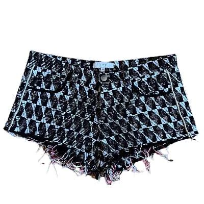 PRE-OWNED - IRO Patterned Mini Shorts — 第 1/4 张图片