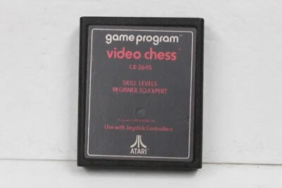 Video Chess (Atari 2600, 1979) Text Varient Cart Only - Image 1 of 2
