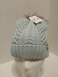 Smartwool Lodge Girl Beanie Bleached Aqua OSFM 16440-J21 MSRP $40.00 - Picture 1 of 8