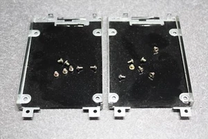 Dell Inspiron 1721 1720 1700 HDD Caddy Adattatore Connettore Viti Bay1 & Bay 2 Kit - Foto 1 di 2