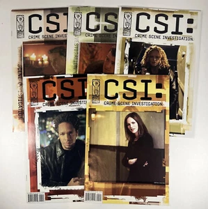 CSI: Crime Scene Investigation #1-5 Complete Set IDW 2003 Cover Variants - Picture 1 of 7