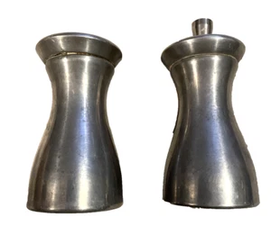 Salero y pimentero de peltre Verity Southall LTD California de colección - Imagen 1 de 7