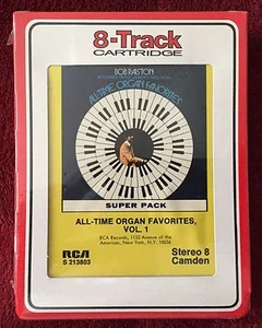 Bob Ralston NEW SEALED 8 Track Tape ~ All-Time Organ Favorites, Vol. 1 RCA 1972 - Imagen 1 de 2